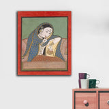 Indian Paintings Mewar Paintings Melancholy Courtesan Bundi
