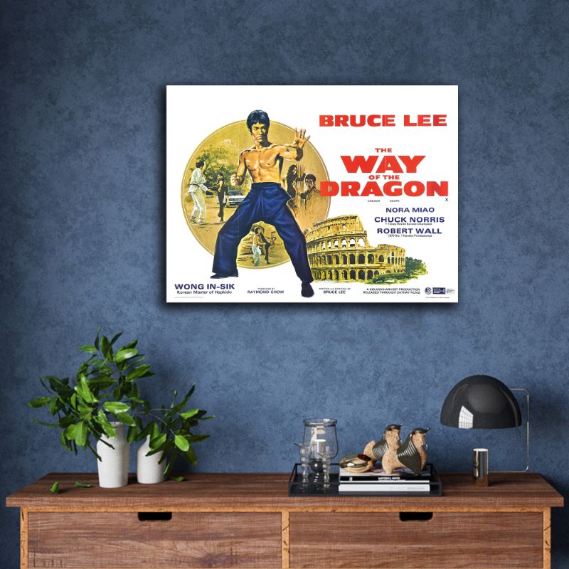 Póster De Bruce Lee: Enter The Dragon Enter The Dragon Wallpaper Póster De Bruce Lee: Enter The Dragon Enter The Dragon Wallpaper