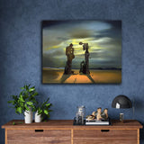 Archeological Reminiscence Millet_s Angelus by Salvador Dali