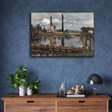 Banks of the Seine at Port Marly by Camille Pissarro