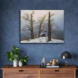 Cairn in Snow by Caspar David Friedrich