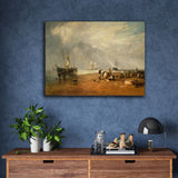 The Fish Market at Hastings Beach by J. M. W. Turner