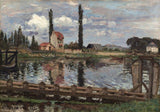 Banks of the Seine at Port Marly by Camille Pissarro