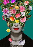 Flower Portrait by Frida Kahlo