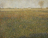 La Luzerne, Saint-Denis by Georges Pierre Seurat