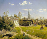 Moscow Courtyard by Vasiliy Polenov