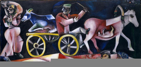 The Drover, The Cattle Dealer by Marc Chagall