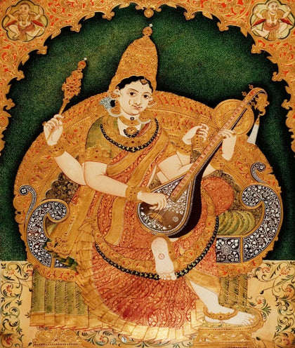 Krishnappa Hindu Goddess Saraswati