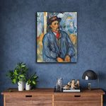 Man in a Blue Smock by Paul Cezanne