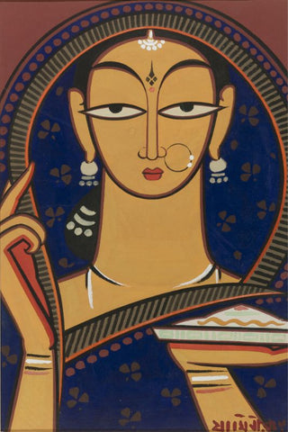 Woman by Jamini Roy