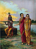 Introducing Radha To Krishna by Raja Ravi Varma