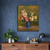 Floral Panting - Pierre-Auguste Renoir - Bouquet of Roses
