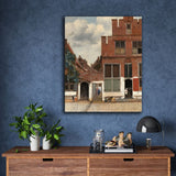 View of Houses in Delft The little Street by Johannes Vermeer