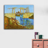 The Langlois Bridge at Arles by Vincent van Gogh