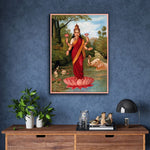 Goddess Lakshmi by Raja Ravi Varma