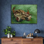 A crab on its back by Vincent Van Gogh