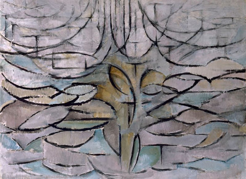 Blossoming Apple Tree by Piet Mondrian