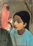 The Little Girl in Blue by Amrita Sher-Gil