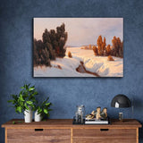 Winter Landscape in the Sun by Carl Kenzler