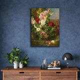 Floral Painting - Georges Jeannin Stockrosen