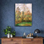 Autumn, Poplars, Eragny by Camille Pissarro