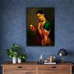 The Coquette by Raja Ravi Varma