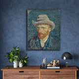 Self-Portrait with Grey Felt Hat by Vincent Van Gogh