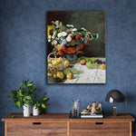 Still Life with Flowers and Fruit by Claude Monet