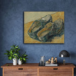 A Pair of Leather Clogs Art by Vincent van Gogh