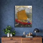 The Yellow Sail by Odilon Redon