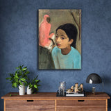 The Little Girl in Blue by Amrita Sher-Gil