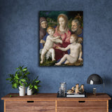 Holy Family with St. Anne and the Infant St. John by Agnolo Bronzino