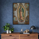The Virgin of Guadalupe with the Four Apparitions by Nicolas Enriquez