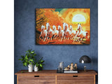 Seven Running Horses Painting