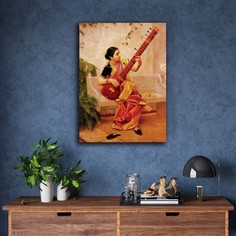 Kadambari by Raja Ravi Varma – Inspicanvas