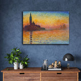 San Giorgio Maggiore at Dusk by Claude Monet