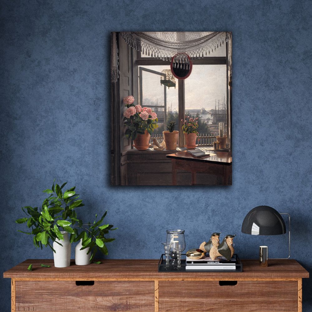 View From The Artist s Window By Martinus R rbye Inspicanvas view-from-the-artist-s-window-by-martinus-r-rbye-inspicanvas