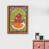 Ganesha Basohli Miniature Painting