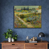The Garden at Arles by Vincent van Gogh