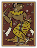 Dancing Gopini by Jamini Roy