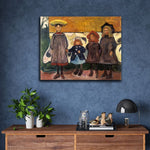 Four Girls in Asgardstrand by Edvard Munch