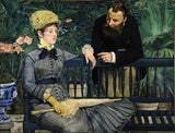 In the Conservatory by Edouard Manet