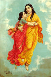 Menaka and Sakunthala by Raja Ravi Varma