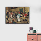 The Peasant Wedding by Pieter Bruegel