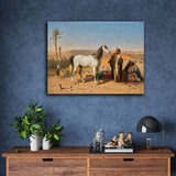 Desert Landscape Painting An Arabian in the desert