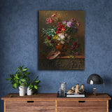 Floral Painting - Still life with flowers in a Greek vase