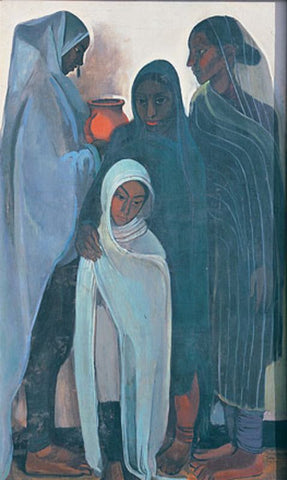 Hill Women by Amrita Sher-Gil