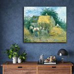 The Hay Cart by Camille Pissarro