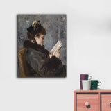 Reading young lady by Alfred Stevens
