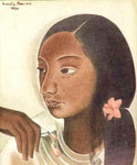 Young Girl Portrait by Amrita Sher-Gil